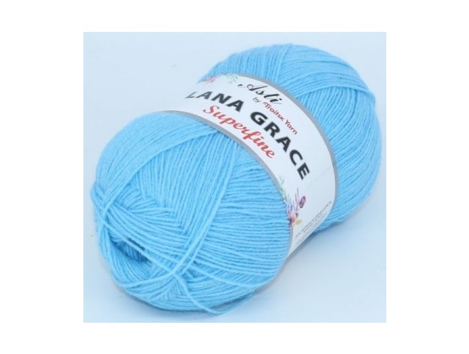 Troitsk Wool Lana Grace Superfine, 25% Merino wool, 75% Super soft acrylic 5 Skein Value Pack, 500g фото 21
