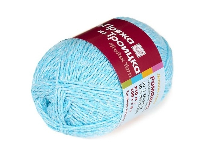 Troitsk Wool Camomile, 50% Cotton, 50% Viscose 5 Skein Value Pack, 500g фото 21