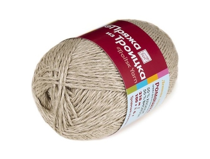 Troitsk Wool Camomile, 50% Cotton, 50% Viscose 5 Skein Value Pack, 500g фото 19