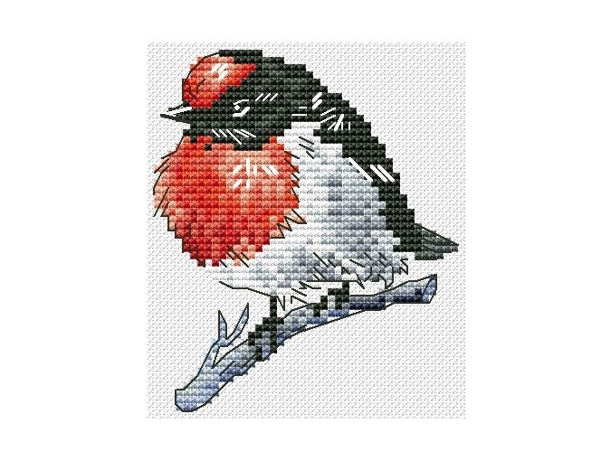 Feathered Sampler. Bird 5 Cross Stitch Pattern фото 1