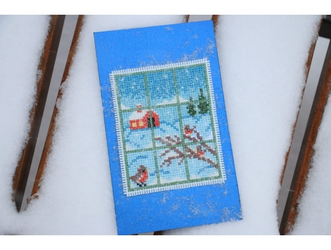 Winter Window Cross Stitch Pattern фото 2
