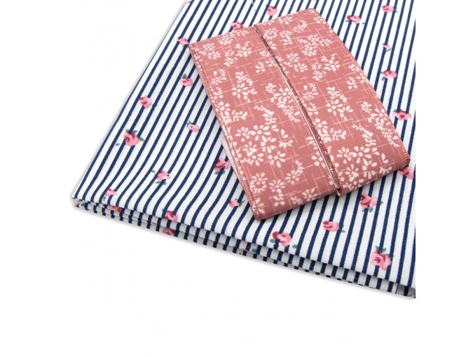 Pink Set 03 Cotton Patchwork Fabric фото 1
