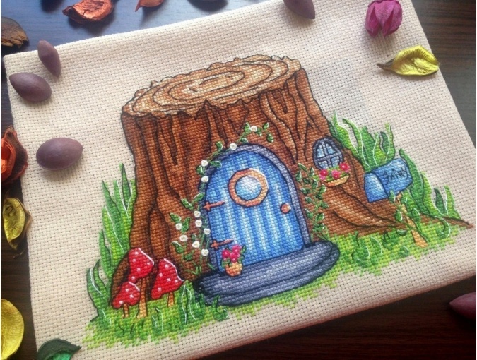 Fairy House Cross Stitch Pattern фото 2