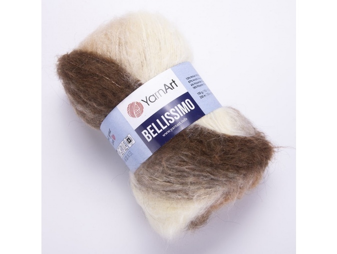 YarnArt Bellissimo 13% mohair, 67% acrylic, 4% polyamide, 16% polyester, 3 Skein Value Pack, 450g фото 3