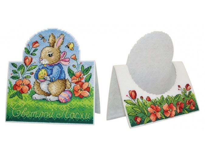Easter Postcard Cross Stitch Kit фото 1