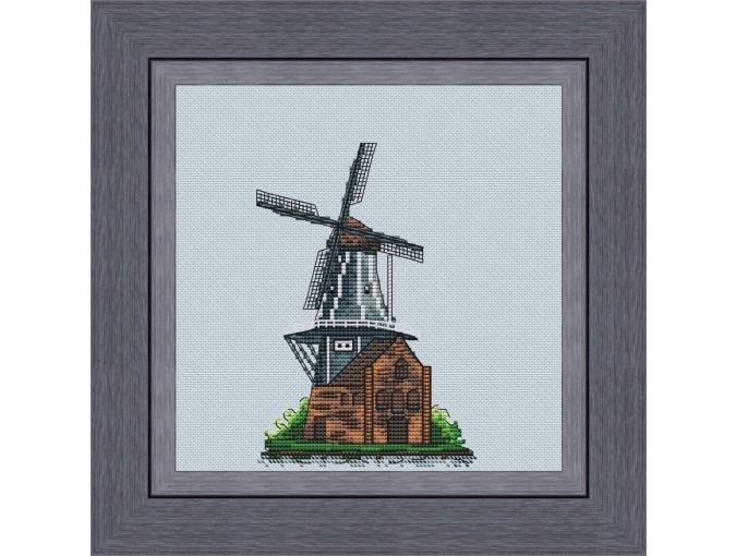 City Mill Cross Stitch Pattern фото 1
