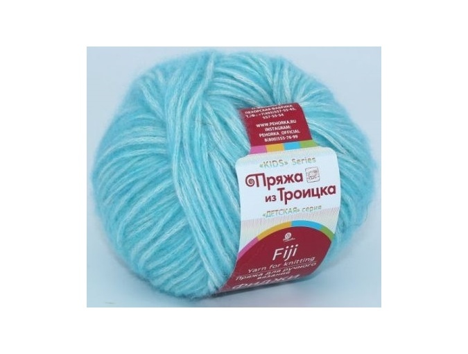 Troitsk Wool Fiji, 20% Merino wool, 60% Cotton, 20% Acrylic 5 Skein Value Pack, 250g фото 9
