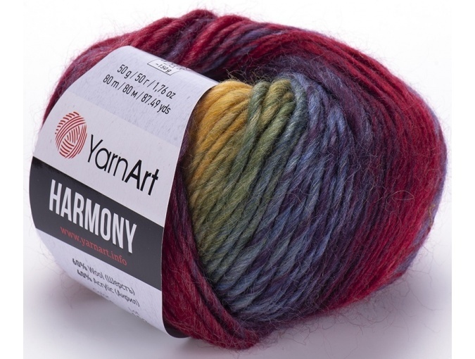 YarnArt Harmony 60% Wool, 40% Acrylic, 10 Skein Value Pack, 500g фото 7