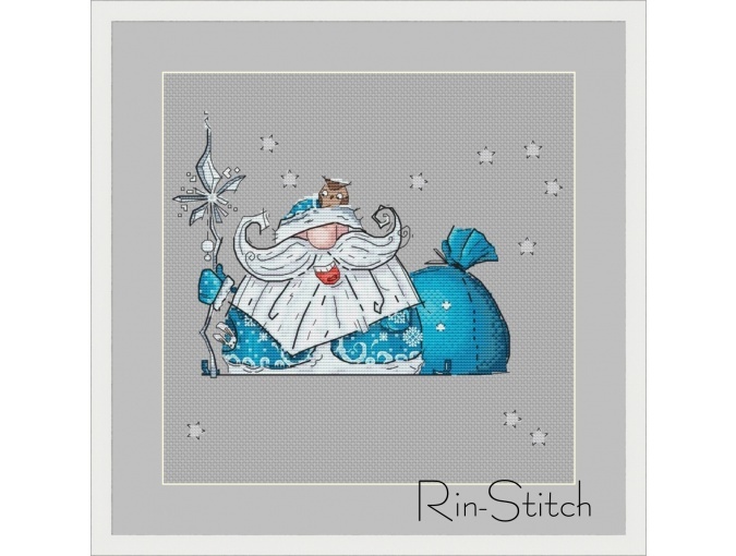 Father Frost Cross Stitch Pattern фото 1