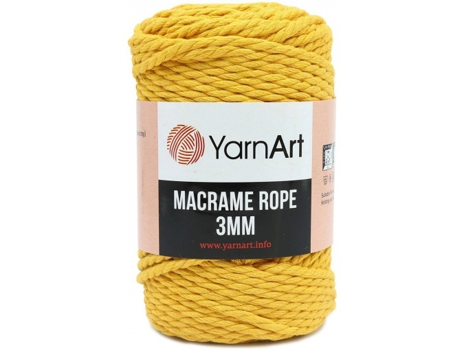 YarnArt Macrame Rope 3mm 60% cotton, 40% viscose and polyester, 4 Skein Value Pack, 1000g фото 14