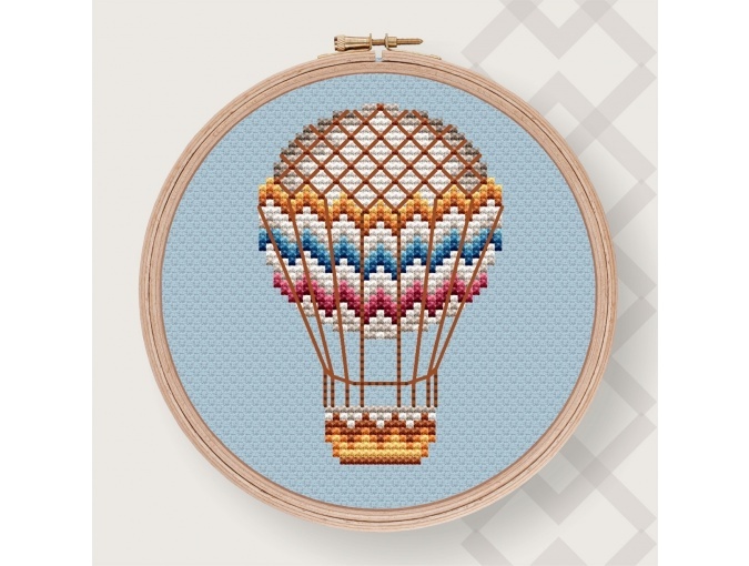 Air Balloon 5 Cross Stitch Pattern фото 1