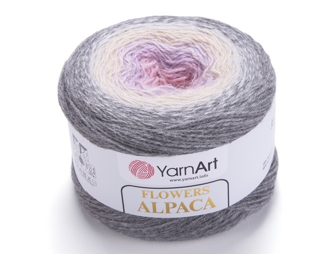 YarnArt Flowers Alpaca, 20% Alpaca, 80% Acrylic, 2 Skein Value Pack, 500g фото 14