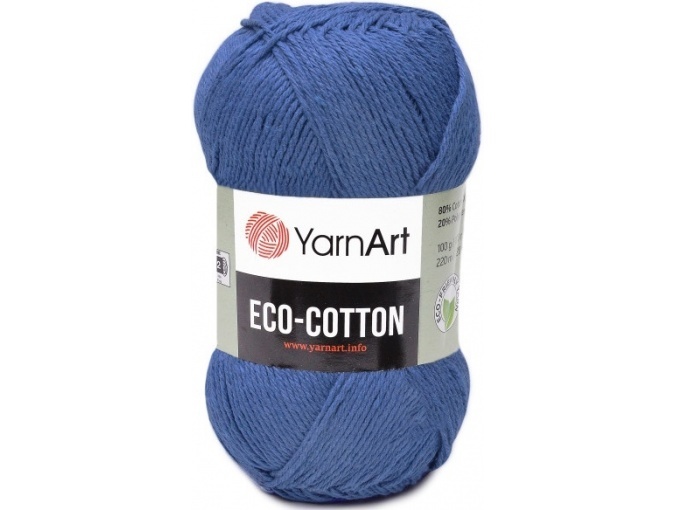 YarnArt Eco Cotton 85% cotton, 15% polyester, 5 Skein Value Pack, 500g фото 16