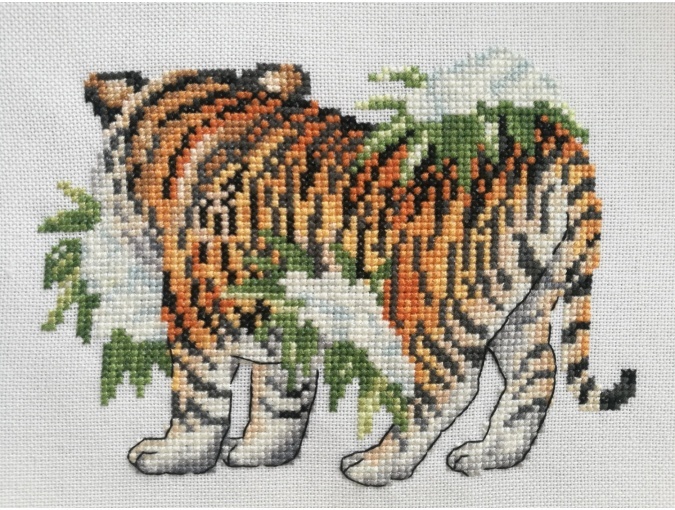 Siberian Tiger Cross Stitch Pattern фото 2