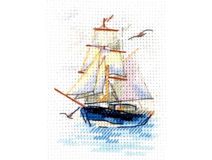 Sailing Ship Cross Stitch Kit фото 1