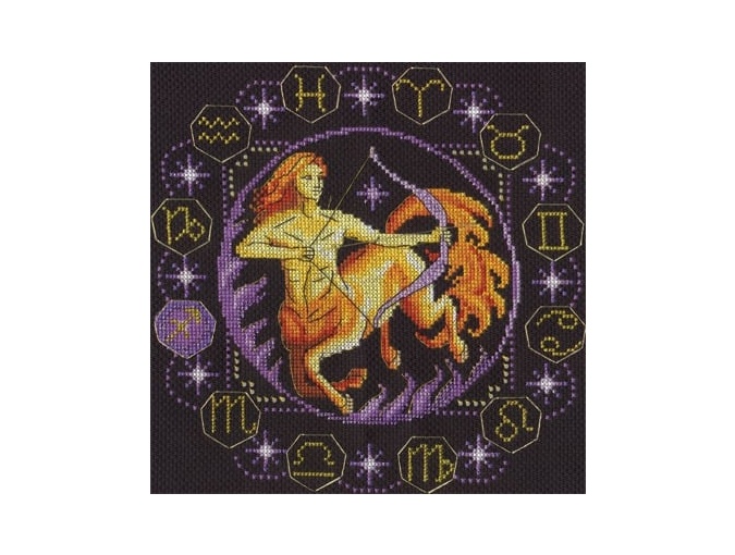 Zodiac signs. Sagittarius Cross Stitch Kit фото 1