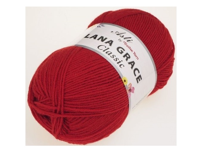 Troitsk Wool Lana Grace Classic, 25% Merino wool, 75% Super soft acrylic 5 Skein Value Pack, 500g фото 3