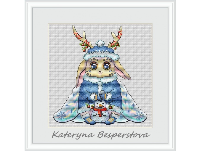 Moilya Winter Fun Cross Stitch Pattern фото 1