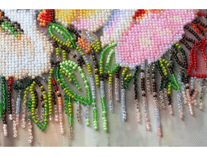 Delicate Flowers Bead Embroidery Kit фото 4