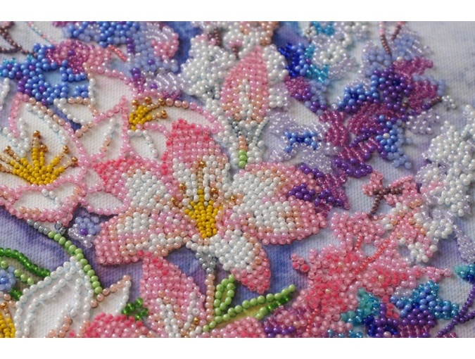 Light Pink Bead Embroidery Kit фото 3