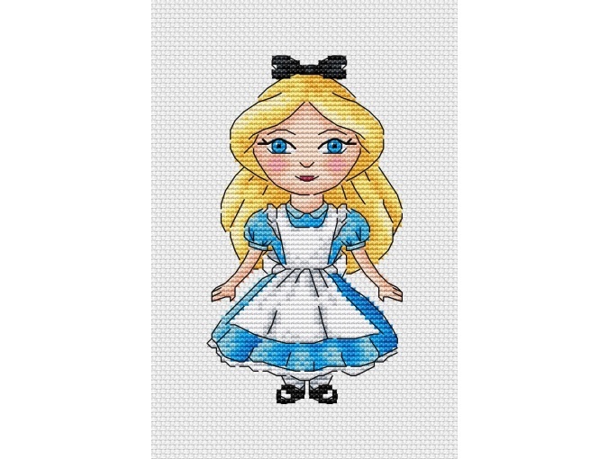 Princess from the Wonderland Cross Stitch Pattern фото 1