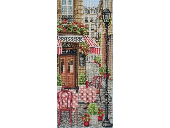 French City Patisserie Cross Stitch Kit фото 1