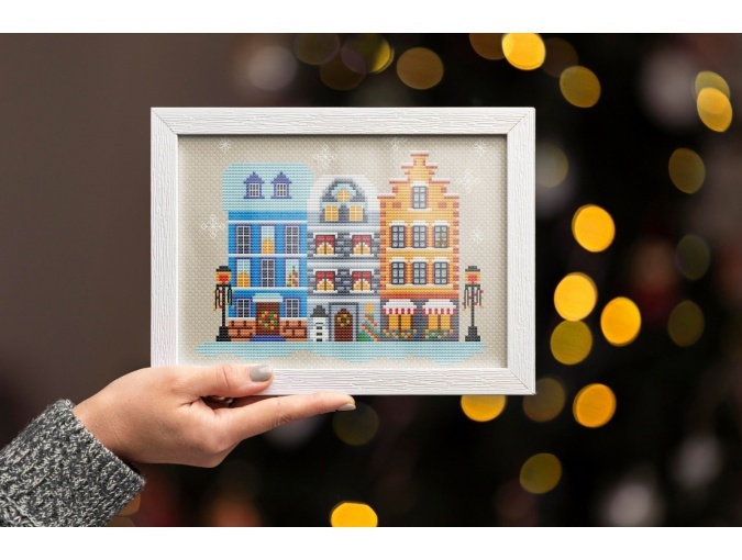 Christmas in Amsterdam Cross Stitch Pattern фото 2