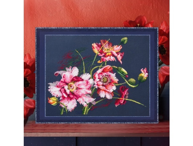 The Mystery Of Poppies Cross Stitch Kit фото 4