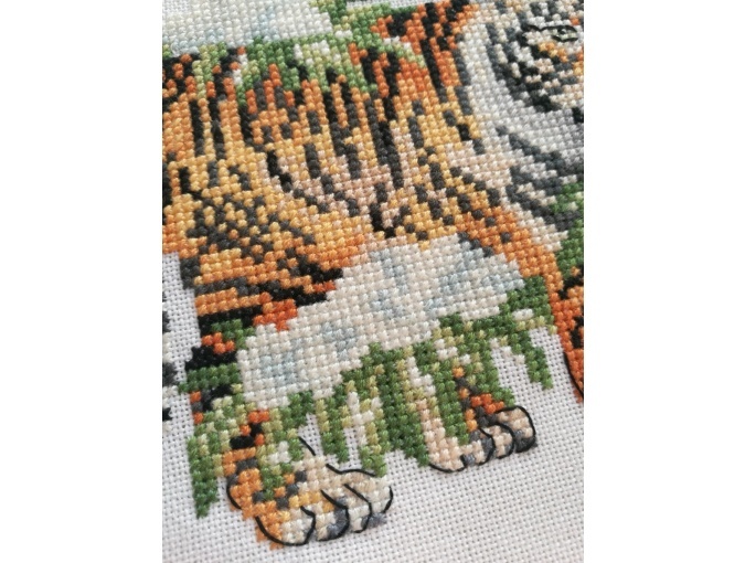 Siberian Tiger Cross Stitch Pattern фото 7