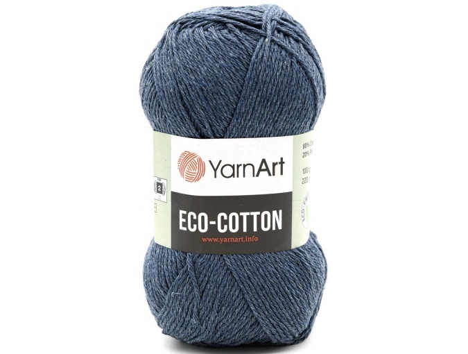 YarnArt Eco Cotton 85% cotton, 15% polyester, 5 Skein Value Pack, 500g фото 15