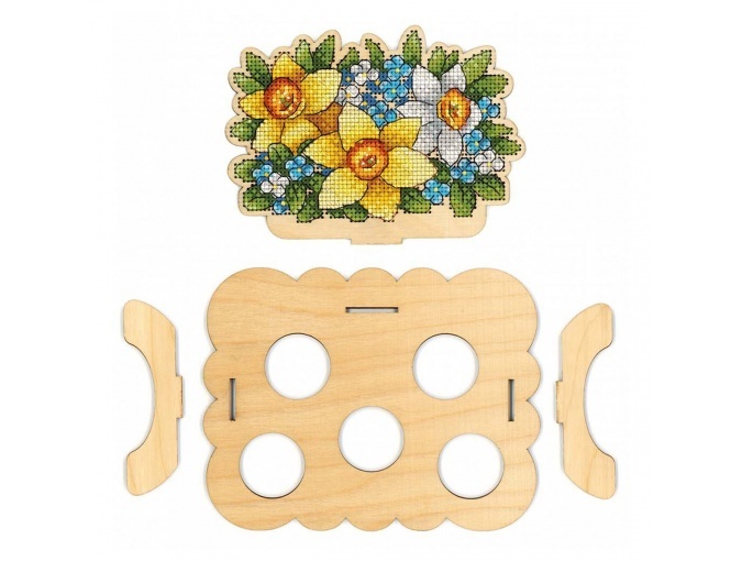 Flower Stand for Eggs Embroidery Kit фото 1