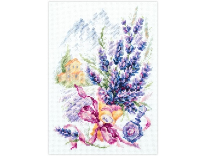 Mountain Lavender Cross Stitch Kit фото 1