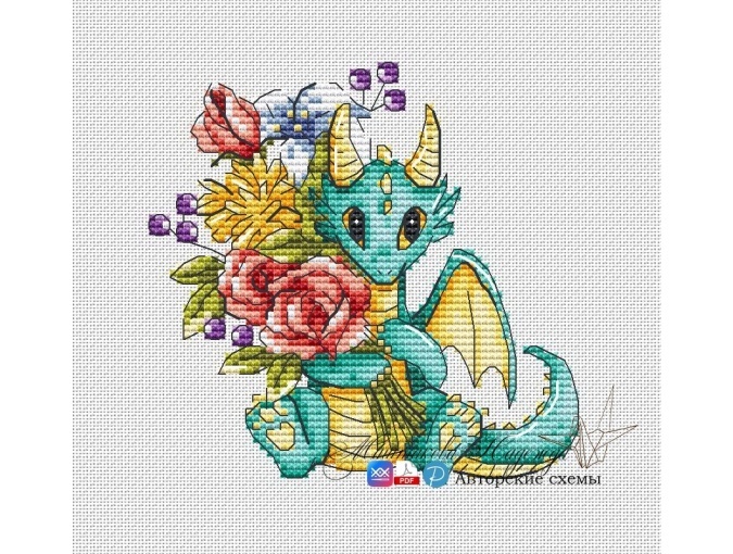 Romantic Spring 2. Bouquet of Your Favorite Cross Stitch Pattern фото 1