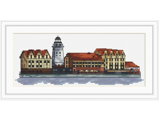 Fish Village Kaliningrad Cross Stitch Pattern фото 1