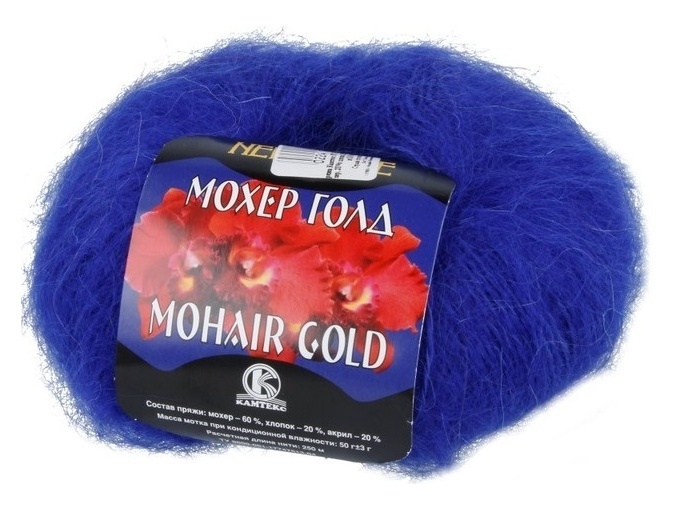 Kamteks Mohair Gold 60% mohair, 20% cotton, 20% acrylic, 10 Skein Value Pack, 500g фото 6