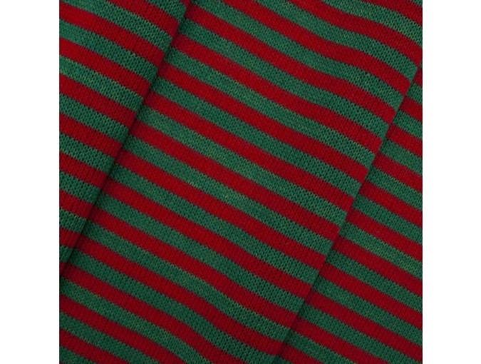 Red/Green Striped Tricotage фото 1