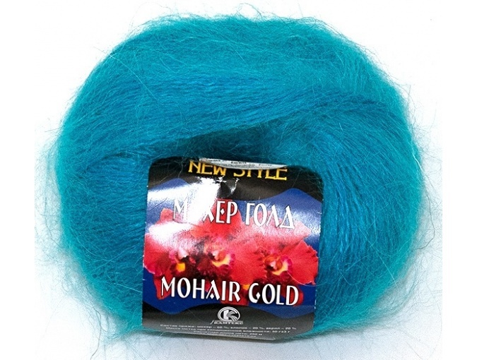 Kamteks Mohair Gold 60% mohair, 20% cotton, 20% acrylic, 10 Skein Value Pack, 500g фото 9