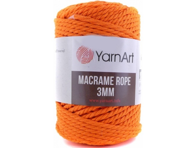 YarnArt Macrame Rope 3mm 60% cotton, 40% viscose and polyester, 4 Skein Value Pack, 1000g фото 30