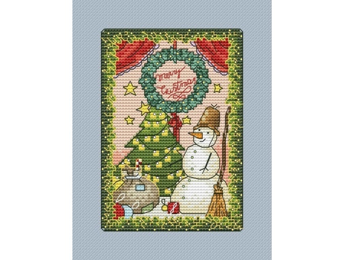 Christmas Card 19 Cross Stitch Pattern фото 1