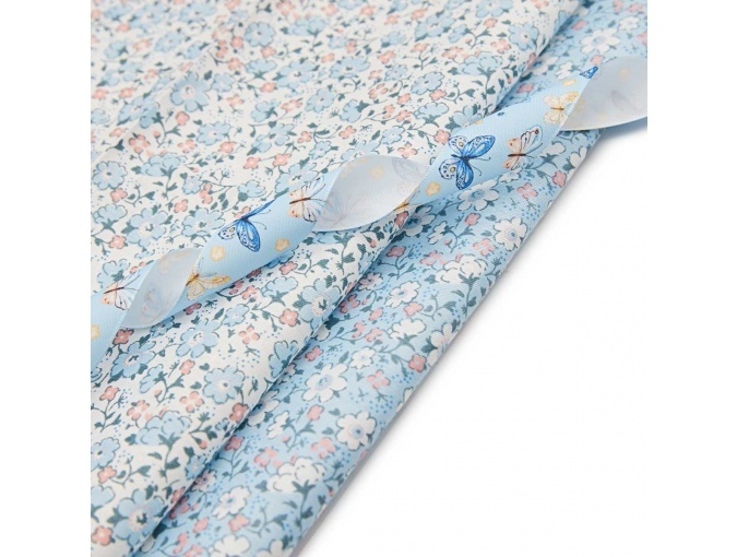 Blue Set 02 Cotton Patchwork Fabric фото 2