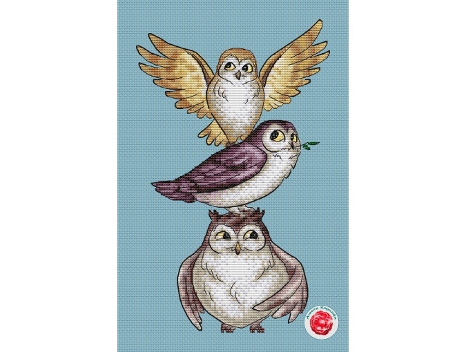 Owl Tales 1 Cross Stitch Pattern фото 1