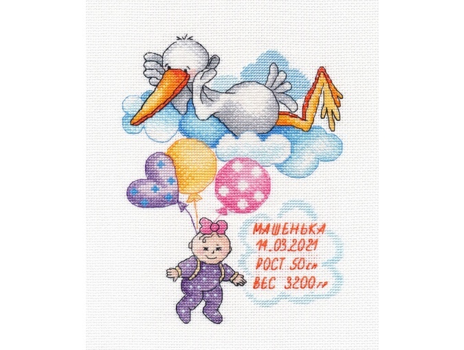 Metrica. Masha Cross Stitch Kit фото 1