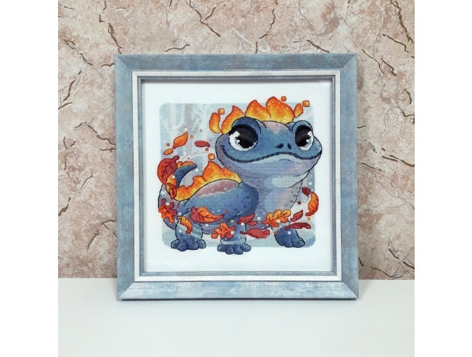 Frozen. Salamander Cross Stitch Pattern фото 2
