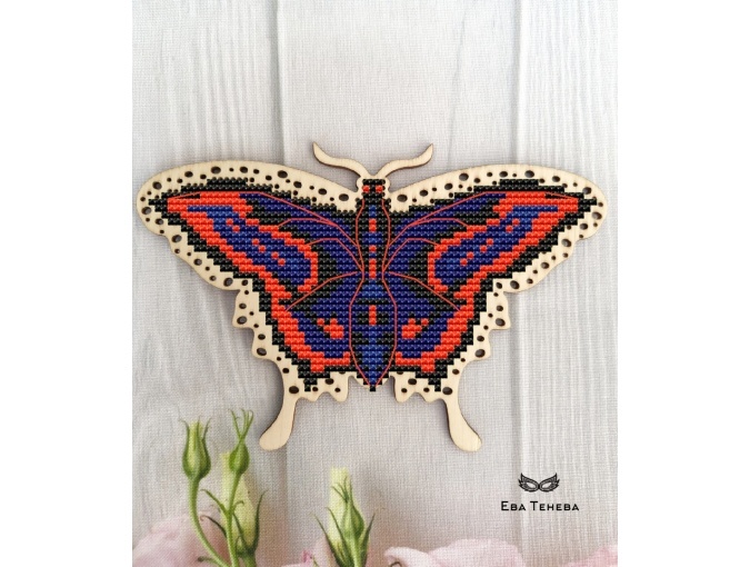Butterfly. Bright Cross Stitch Pattern фото 1