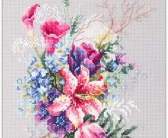 Buy Set for Cross Stitching Lily and Lime Riolis 2097, € 10,09