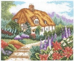 Anchor Cross Stitch Kit - Cottage Stream