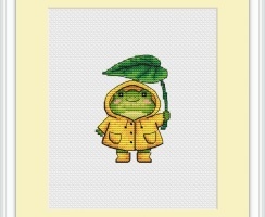 It Seems to be Raining Cross Stitch Pattern