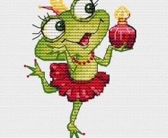 Frog Set. Wow! Cross Stitch Pattern
