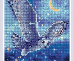 Polar Owl Diamond Painting Kit, code MC-072 MP Studia