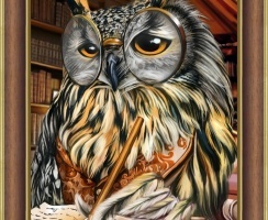 Night Owls Diamond Painting Kit, code DP-1738 Diamond painting